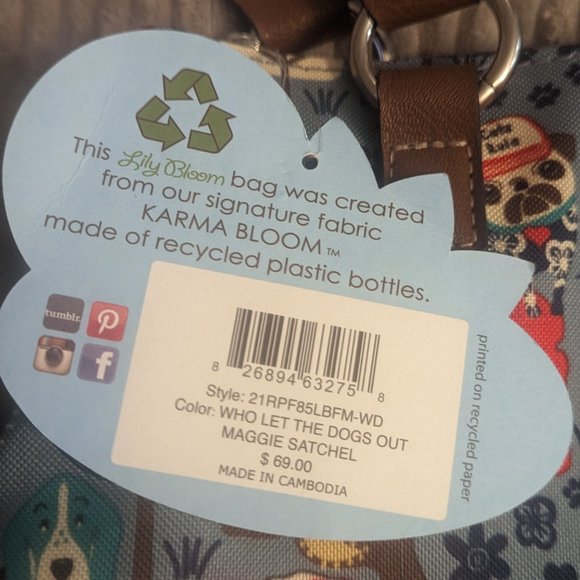 Lily Bloom Bags Lily Bloom Who Let The Dogs Out Purse Poshmark